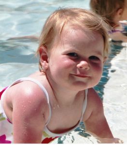 Childhood photo of Megan Fellstrom