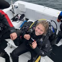 Person in scuba gear