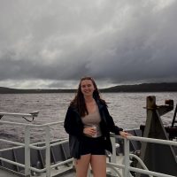 Person on boat