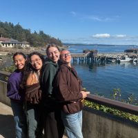 Group at FHL dock