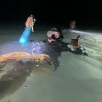 Snorkling with octopus