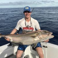Amberjack caught off of the Big Island, Hawaii