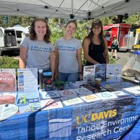From my summer working at TERC, tabling at the farmers market in Tahoe City.