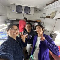 This was the group who worked on our marine botany class project and also our professor's grandson. Turn Island, Friday Harbor, San Juan Island.