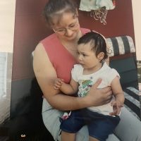 Baby on Mom's lap