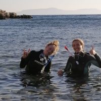 Snorking for fieldwork