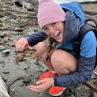 PNW-tidepools-and-hikes-Mollie-Kroll in pink hat
